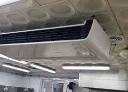 충남 서산여중 상업용 에어컨 설치 작업 건